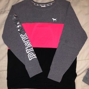 VS pink crewneck